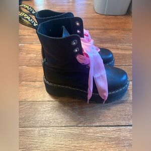 Dr. Martens 1460 Pascal Max Platform Boots – Black (Women’s US 8 / EU 39)